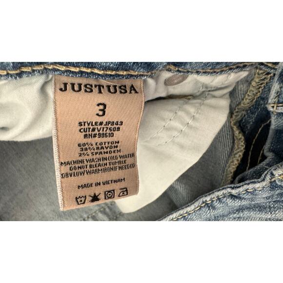 JustUSA Women's Ankle Raw Hem Jeans Size 3‎ - Picture 7 of 9
